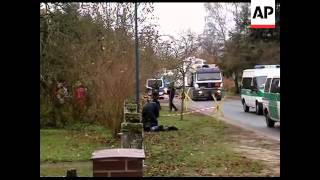 Protestors briefly halt nuclear waste trucks [upl. by Azil211]