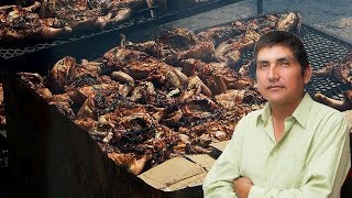 Es concejal pero como no le pagan vende pollos a la parrilla [upl. by Beatrisa]