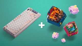 Satisfaction75 Build  Pokemon Keycap Unboxing [upl. by Casimire]