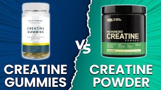 Creatine Gummies vs Creatine Powder  SideBySide Comparison Watch This To Know The Differences [upl. by Iran]