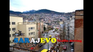 Driving in SARAJEVO traffic 🎦 Real Time 🎦 BHRoadStoriesBH in the Bosnia and Herzegovina [upl. by Westley]