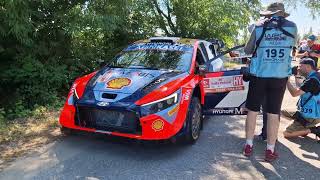 Shakedown prep WRC Rally Poland 2024 Neuville Tanak Rovanpera Hyundai Toyota Ford PURE SOUND [upl. by Acinyt]