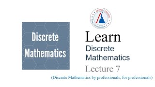 Discrete Maths Lecture 7 Antisymmetric POSET Inverse Relation [upl. by Northrup]