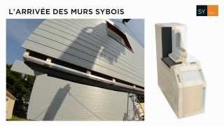 Murs ossature bois SYbois  Montage dune maison ossature bois en 12 heures [upl. by Nicki]