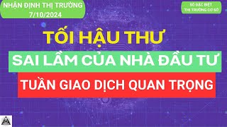 TỐI HẬU THƯ  SAI LẦM CỦA NHÀ ĐẦU TƯ CHỨNG KHOÁN HÔM NAY XU HƯỚNG PHÁI SINH chungkhoan phaisinh [upl. by Esertak877]