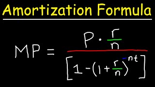 Amortization Loan Formula [upl. by Aketahs868]