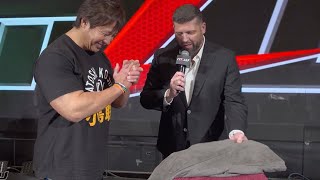 Kojima ATTACKED during unveiling of new MLW Title Belt [upl. by Gerc]