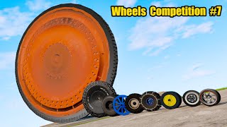 Wheels Competition 7  Who is better  Beamng drive [upl. by Ardnaet149]