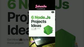 🔥 6 NodeJs Projects Ideas  Node Js Project nodejs coding project programming shorts yt [upl. by Einahc]