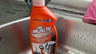 Mr Muscle kitchen gel clean washing [upl. by Juliane]