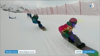 BoarderCross à Isola 2000  1ère compétition 2019 [upl. by Dore]