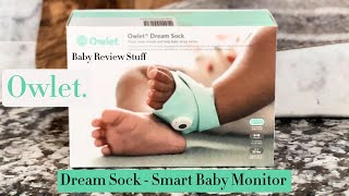 Owlet Dream Sock  Smart Monitor Heart Rate amp Oxygen Mint [upl. by Anauj]