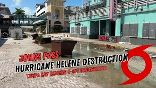 Hurricane Helene Aftermath  68ft of Storm Surge in Johns Pass [upl. by Norad]