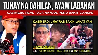 Casimeros Realk Talk Umaatras sila Sa akin Pero bakit Boxing Powcast [upl. by Odelinda]