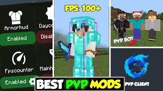 10 Minecraft PE Mods that Will Increase Your PVP Skills2X Faster🔥 [upl. by Onaicul]