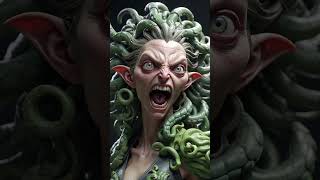 Gorgon Medusa the most famous of Greek mythology shorts [upl. by Refotsirhc]