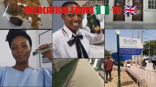 Relocation Vlog from 🇳🇬 to 🇬🇧  PRECAS interview  Medical appointment [upl. by Plume]