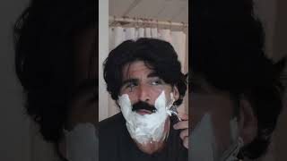 How to shave a mustache asmr beard mustache shaving [upl. by Toomay]