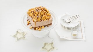 Bananencheesecake met zoute karamelpopcorn  Allerhande [upl. by Yc]