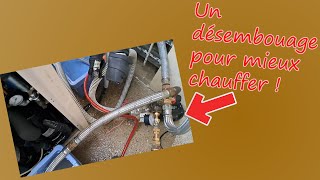 COMMENT DÉSEMBOUER UN ÉCHANGEUR DE POMPE À CHALEUR AIREAU   Climatisation9 [upl. by Adnwahs]