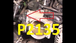 How to Fix Chevy GMC P2135 Code ThrottlePedal Position SensorSwitch A  B Voltage Correlation [upl. by Tamberg363]