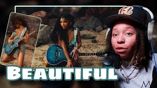 The Rockstar Mermaid🔥LoftyLiyah Reacts To Halle  In Your Hands [upl. by Aikehs]