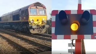 Bainton Green Level Crossing Cambridgeshire [upl. by Namya]