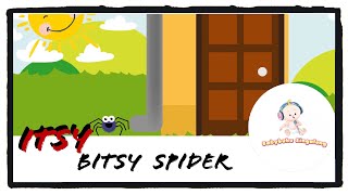 Itsy Bitsy Spider Song Lyrics  Sing along Nursery Rhymes for Children Kids and Toddlers 2023 [upl. by Leuqer]