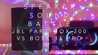 BOSE S1 Pro vs JBL Partybox 200 Sound Battle [upl. by Eiten]