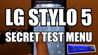 LG Stylo 5  How to access secret test menu [upl. by Doig]