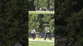 Caught behind Outswing ball by left hand bowler [upl. by Ahsekim447]