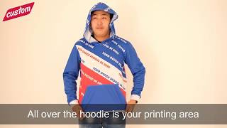 Custom Fullprint Sweater Hoodie to Complete Your Wardrobe [upl. by Klehm]