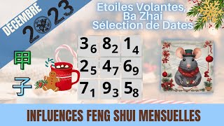 FENG SHUI Décembre 2023 ⛄🎄 énergies du mois Ba Zhai étoiles volantes [upl. by Ellesij23]