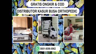 GRATIS ONGKIR WA 085180965962 JUAL KASUR BUSA ORTHOPEDIC KESEHATAN TAMALATE MAKASSAR [upl. by Ynnaffit]