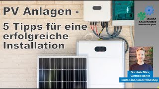 💡 Photovoltaik richtig planen 5 häufige Fehler und wie Sie diese vermeiden [upl. by Atnahs]