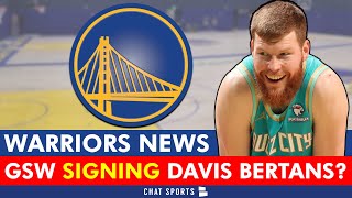 Golden State Warriors SIGNING Davis Bertans Before 2024 Training Camp  Warriors News [upl. by Adnana]