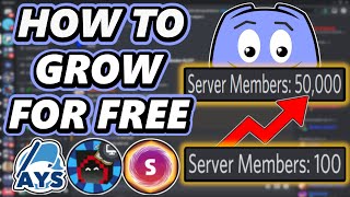 How to Grow Your Discord Server for FREE 2022 [upl. by Ainex]