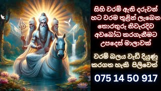 සිහිවරම් ඇති දරුවන් හට වරම තුළින් ලැබෙන තොරතුරු නිවැරදිව අවබෝධ කරගැනීමට උපදෙස් මාලාවක් 075 14 50917 [upl. by Auhel]