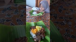 Berdoa dulu sebelum makan choconyanya makansiang nasikrawu nasikra [upl. by Roman]