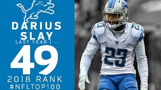 49 Darius Slay CB Lions  Top 100 Players of 2018  NFL [upl. by Griffith]