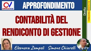 Contabilità del rendiconto di gestione  ZampoliChiarelli 1352023 [upl. by Thorner]