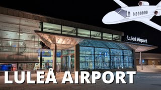 Hur ser det ut på Luleå Airport 4K [upl. by Garretson]