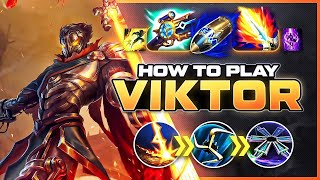 HOW TO PLAY VIKTOR SEASON 14  BEST Build amp Runes  Season 14 Viktor guide  League of Legends [upl. by Goldshlag]