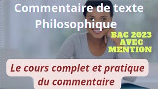 commentaire de texte en philosophie  le cours complet et pratique [upl. by Kaitlyn]