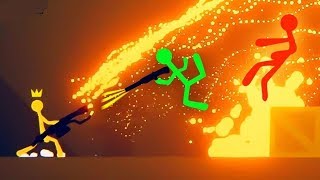 ESSA É UMA LUTA QUE VOCÊ NUNCA VIU STICK FIGHT 3D [upl. by Etnohs]