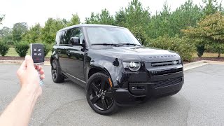 2024 Land Rover Defender 110 V8 Start Up Exhaust Walkaround Test Drive and Review [upl. by Germann]