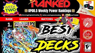 The Best Week 2 Meta REPORT  DECK LIST For OP085 Are Here  One Piece Card Game Starter Deck [upl. by Nylirak76]