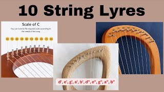 10 String Lyres Overview  Tutorial [upl. by Lamori740]