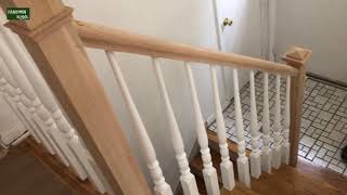 StepbyStep Guide Installing Stair Railing with Baluster [upl. by Eilyab904]