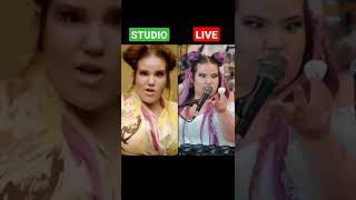 NETTA  TOY STUDIO vs LIVE PERFORMANCE netta toy autotune [upl. by Atirrehs]